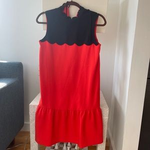 Victoria Beckham by target Orange and black dress